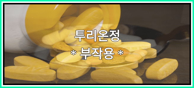 투리온정의 부작용 설명