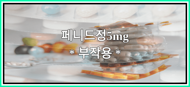 페니드정5mg의 부작용 설명