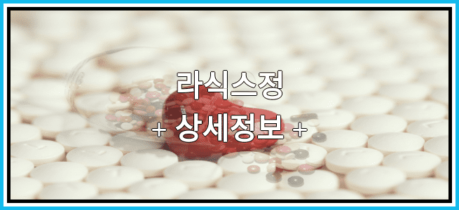 라식스정 효능 및 부작용과 임산부 복용 정보