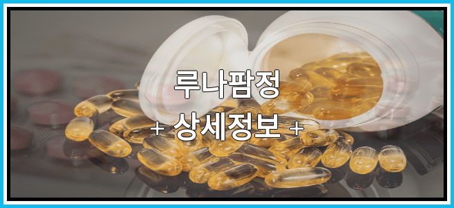 루나팜정 임산부 금기등급 및 효능 부작용 알아보기