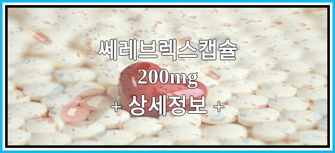 쎄레브렉스캡슐200mg 효능효과 복용법 부작용