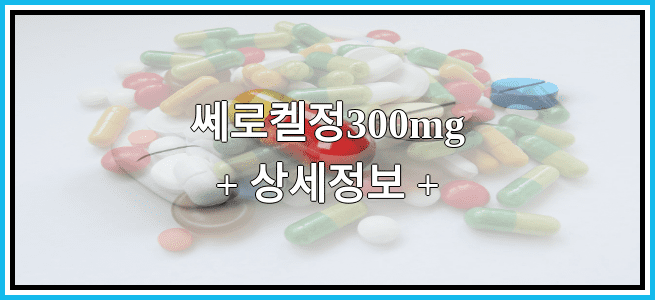 쎄로켈정300mg 복용방법 및 부작용 그리고 임산부 금기 등급