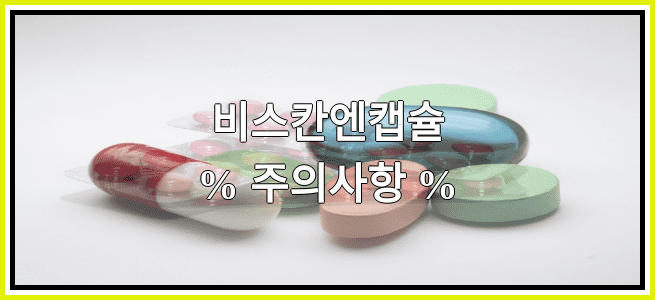 비스칸엔캡슐의 부작용 설명