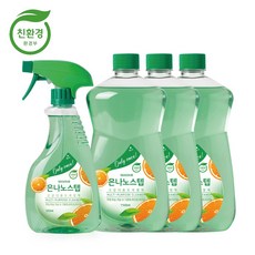 은나노스텝 시즌3 다용도 세정제 4종 세트 (550ml 1개 + 1100ml 리필 3개), 1세트 – 추천 BEST 10