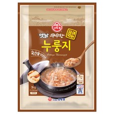 오뚜기 구수한 끓여먹는 누룽지, 3kg, 1개 – 추천 BEST 10